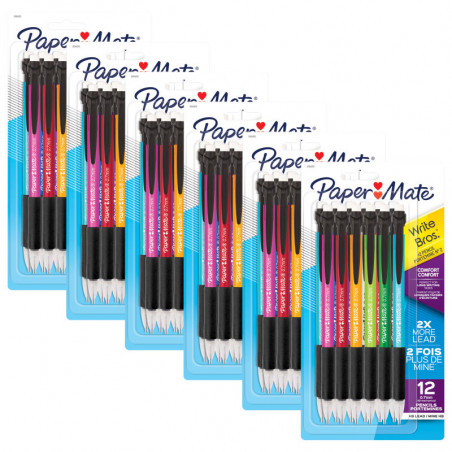 Paper Mate® Write Bros® Comfort Mechanical Pencil, 0.7mm, Assorted,