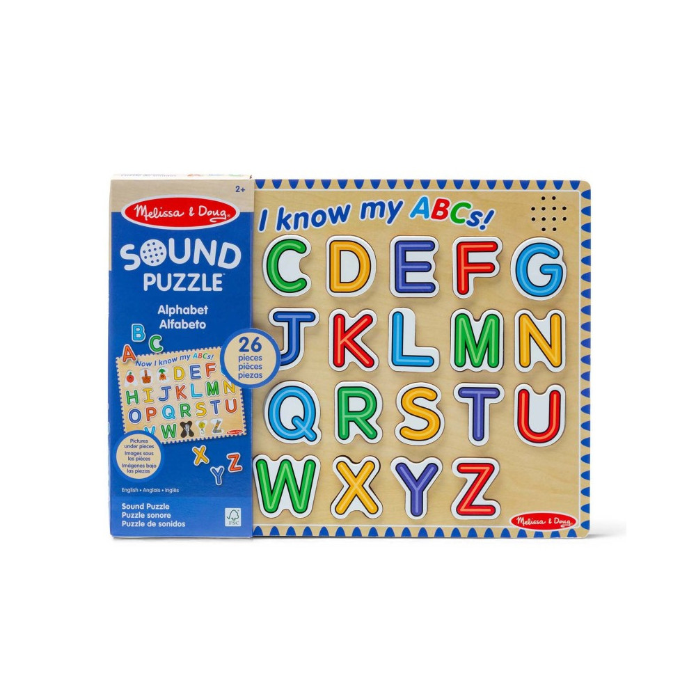 Melissa & Doug Alphabet Sound Puzzle - 26 Pieces