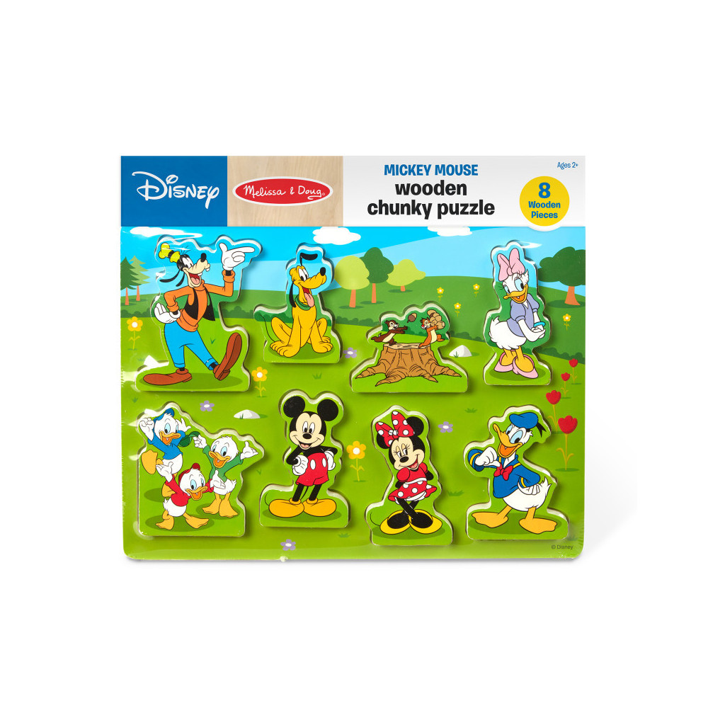 Melissa & Doug Mickey Mouse Wooden Chunky Puzzle LCI7184